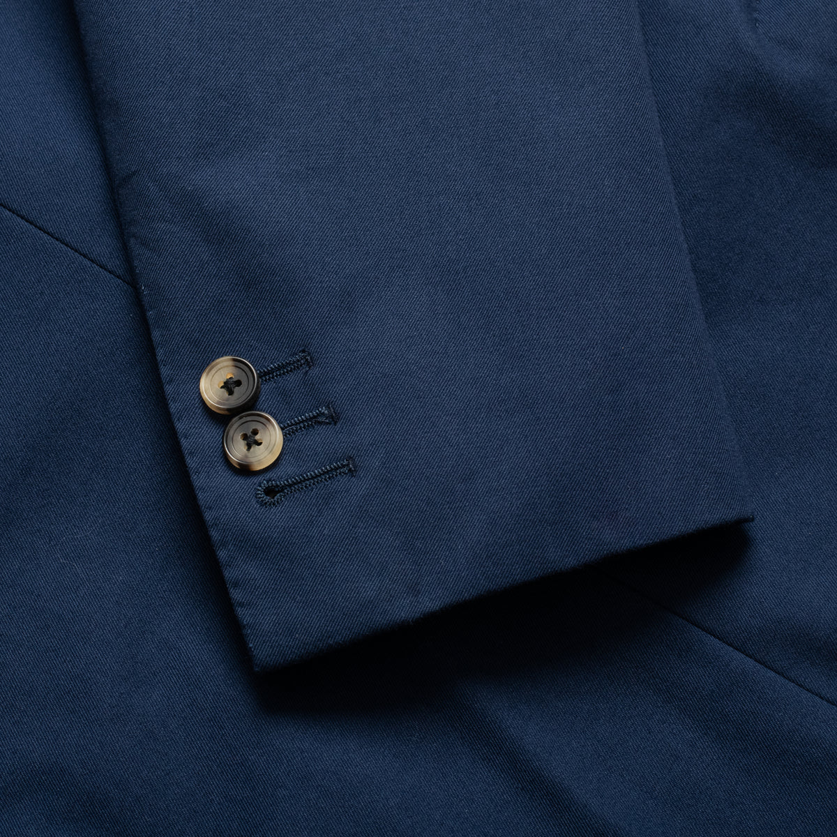Blue Cotton Twill Sports Jacket