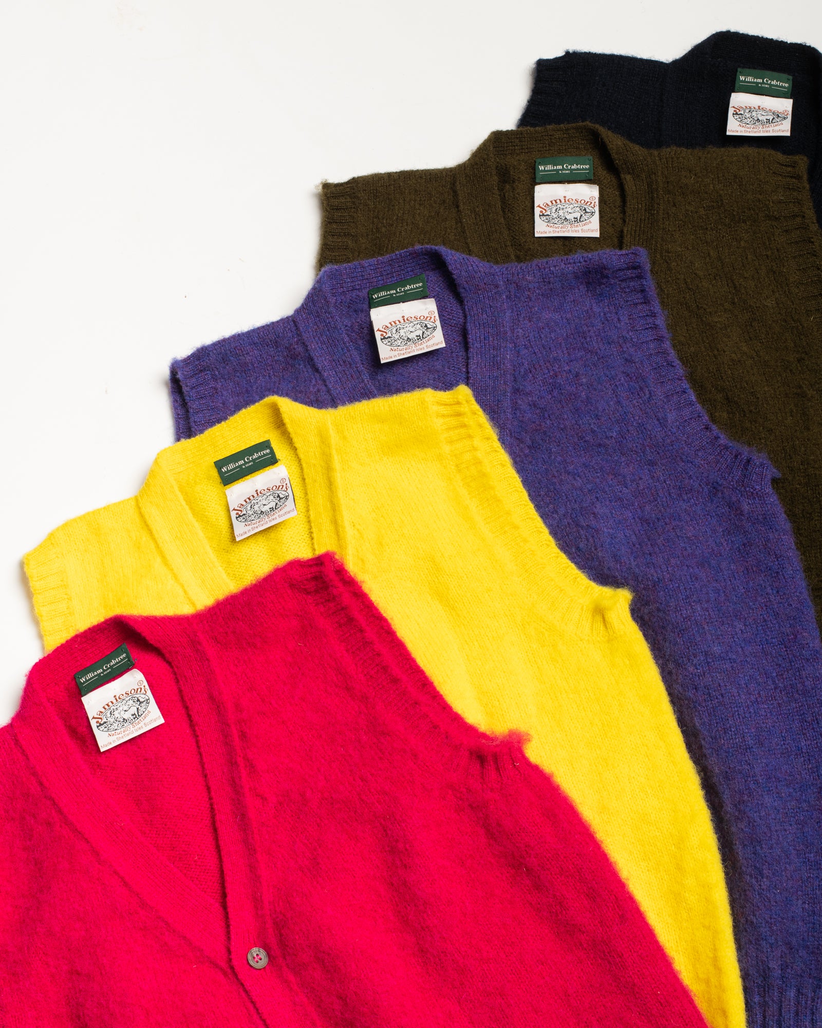 Brushed Shetland Waistcoats