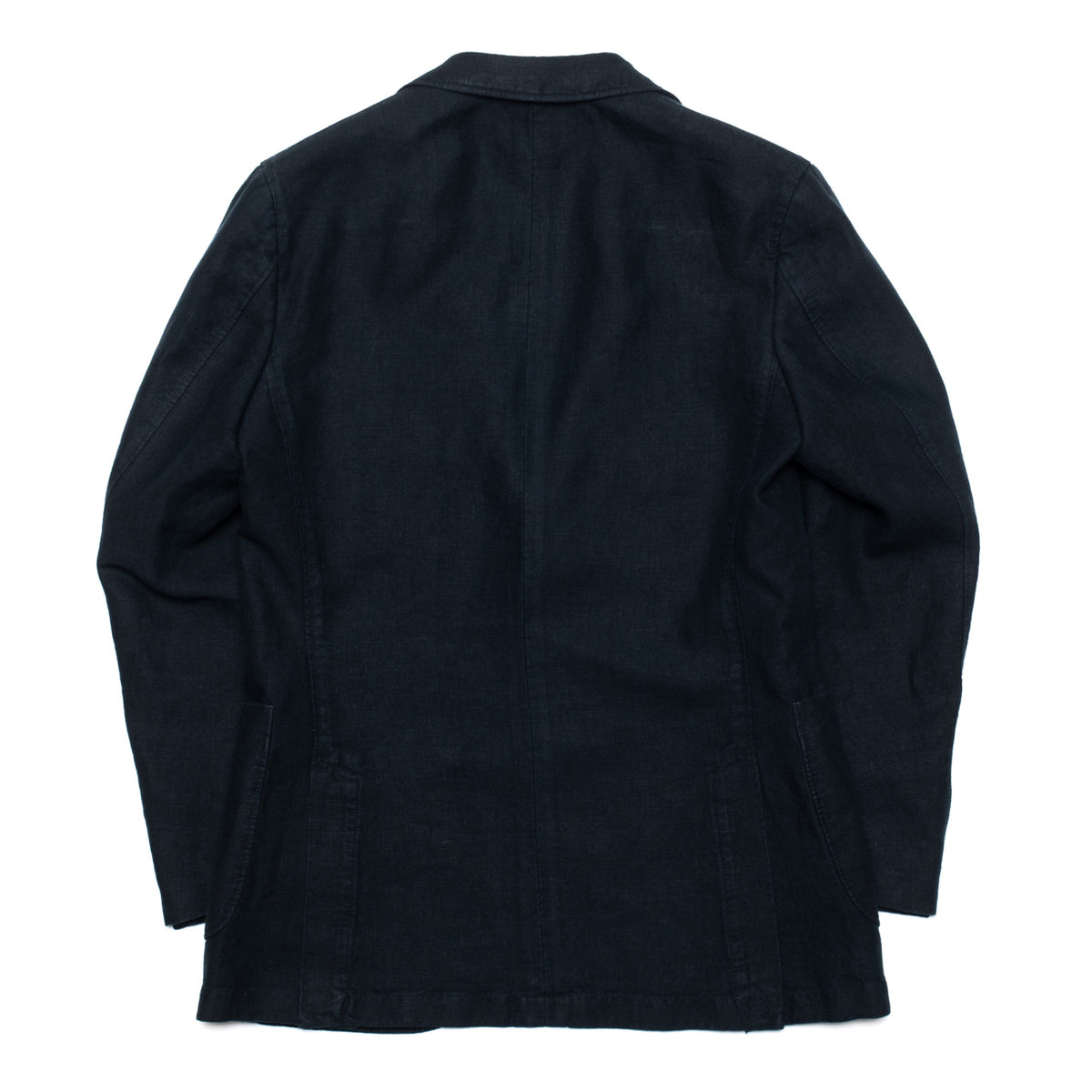 Navy Washed Linen Jacket