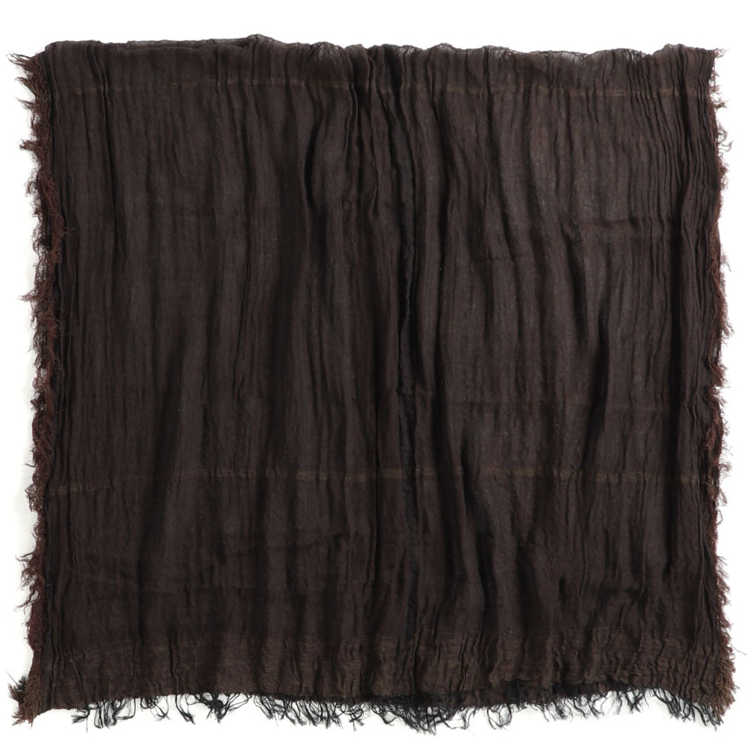 Brown Basic Tamaki Niime Cotton Roots Shawl