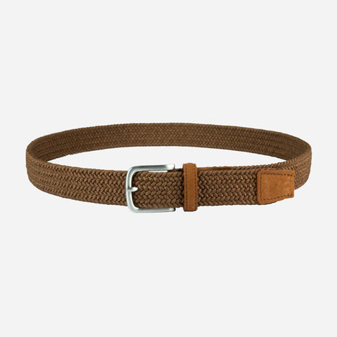 Brown Braided Belt