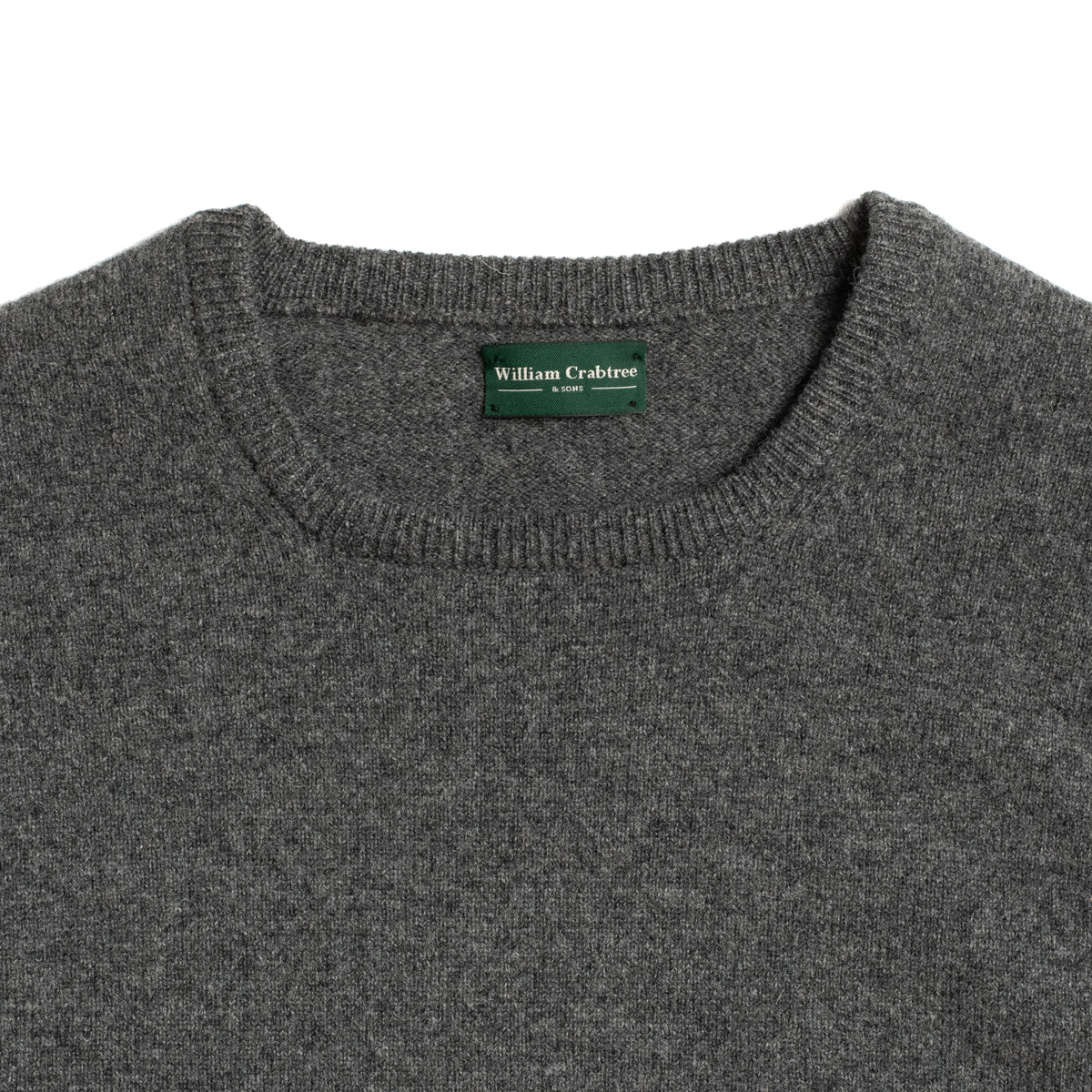 Ash 2 Ply Lambswool Crew Neck Jumper