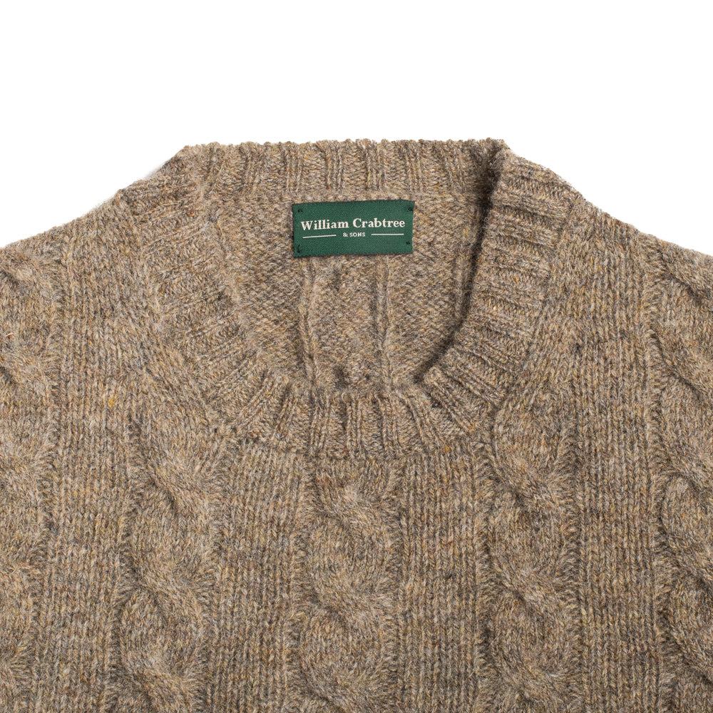 Otter Cable Shetland Knit Jumper