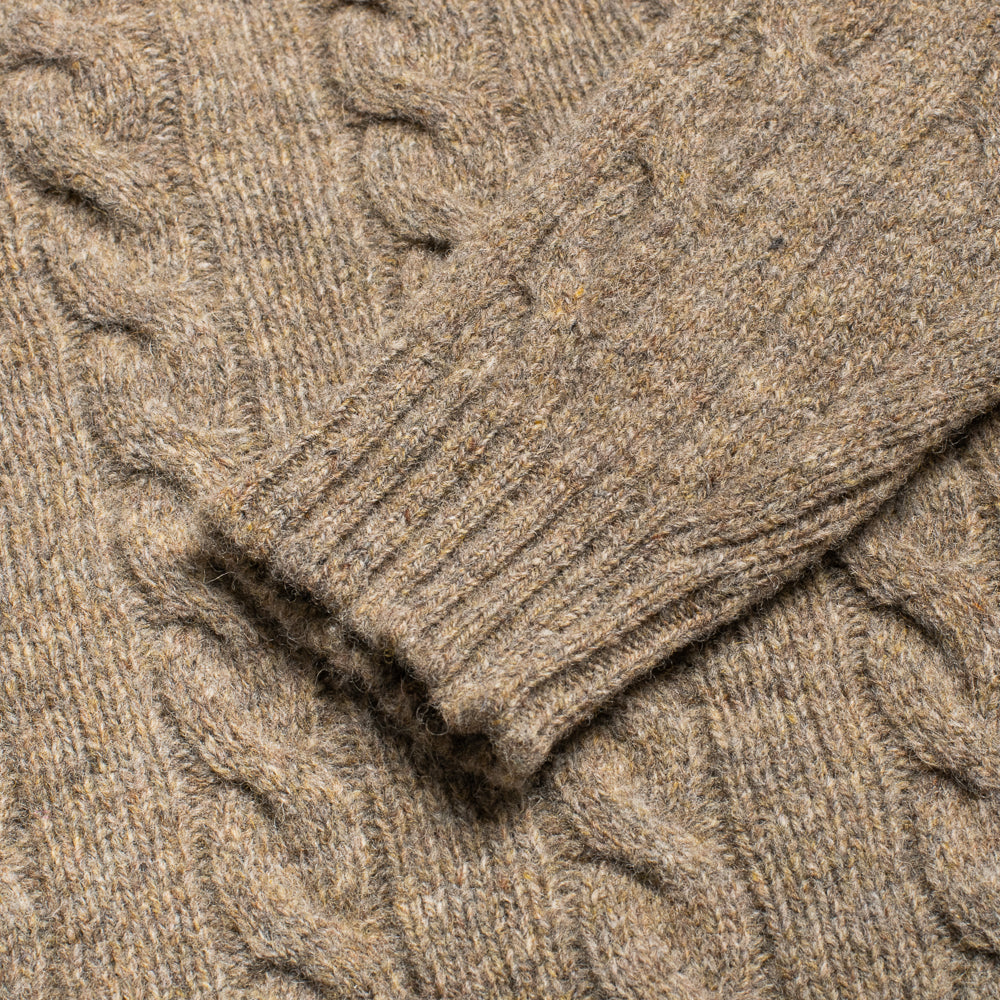 Otter Cable Shetland Knit Jumper