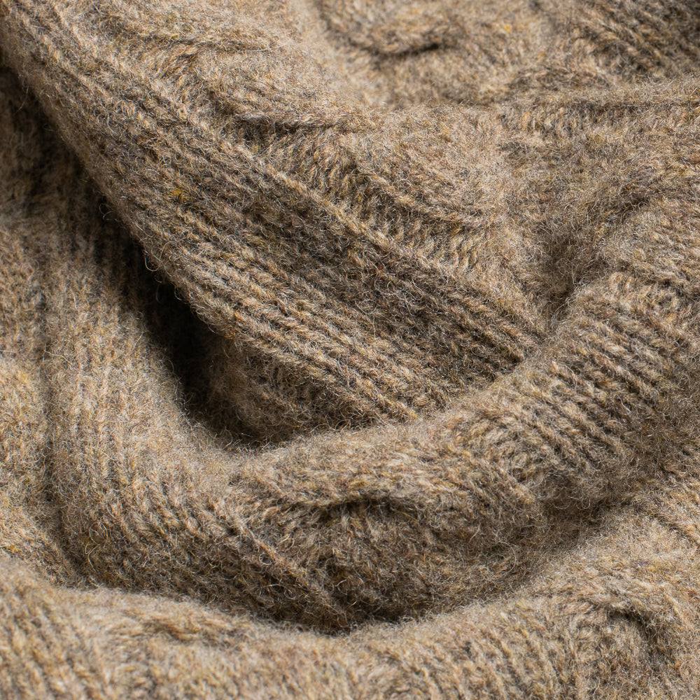 Otter Cable Shetland Knit Jumper