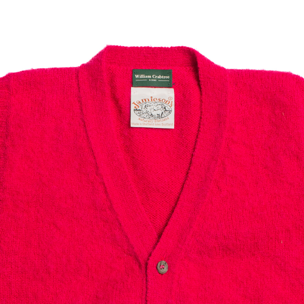 Fuschia Brushed Shetland Waistcoat