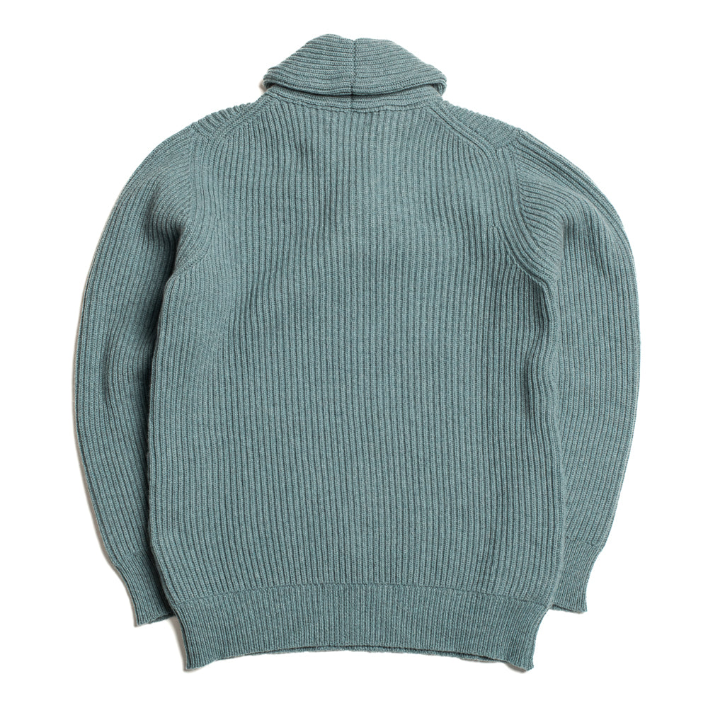 Caspian Lambswool Shawl Collar Sweater