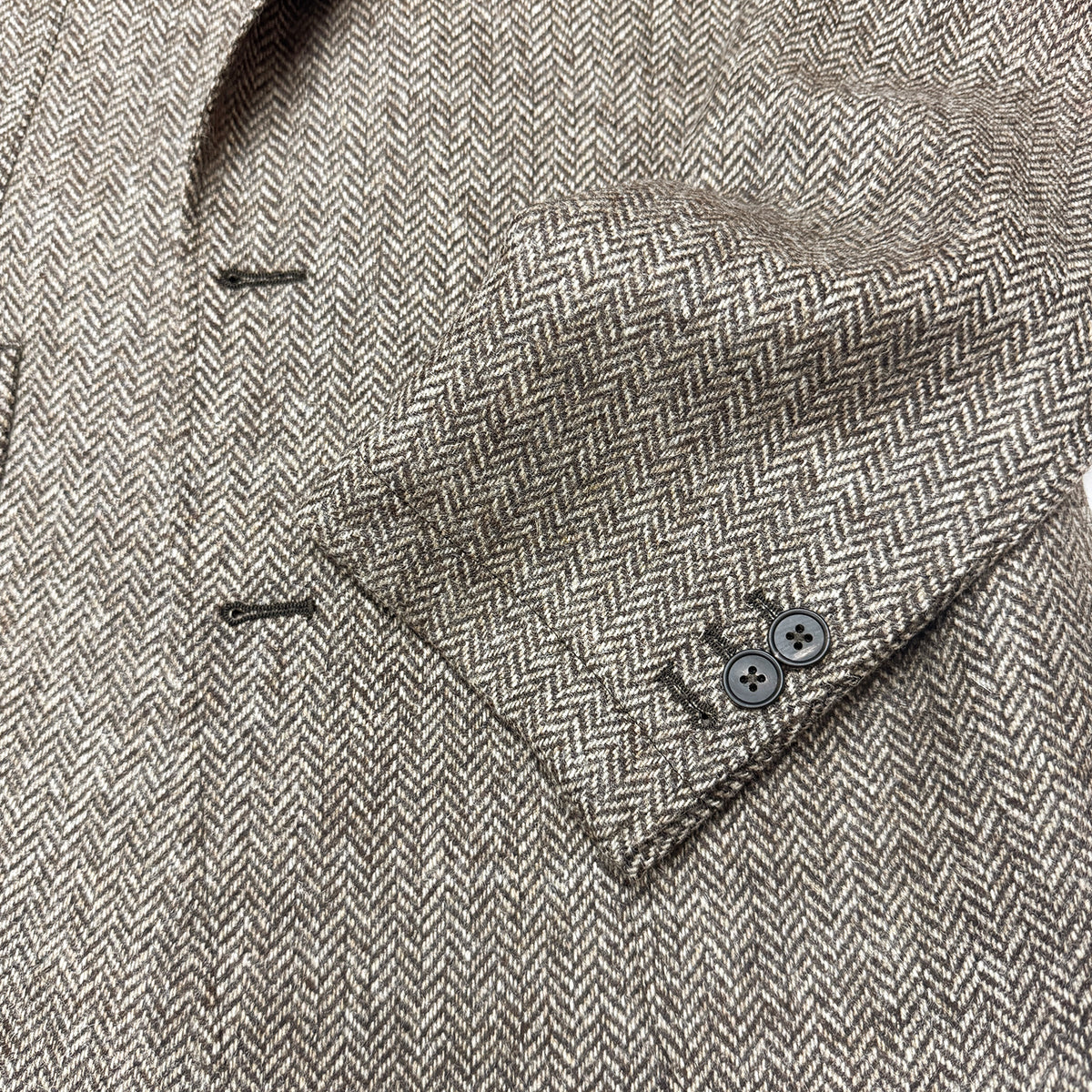 Dark Oatmeal Herringbone Sports Jacket