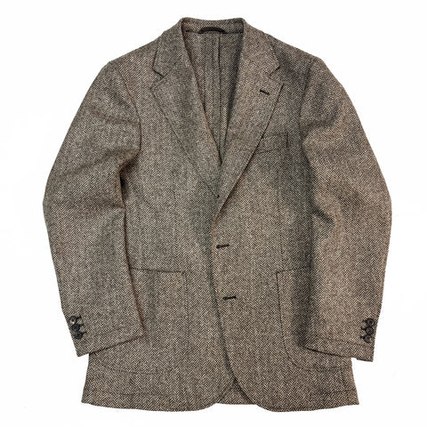 William Crabtree & Sons Dark Oatmeal Herringbone Sports Jacket