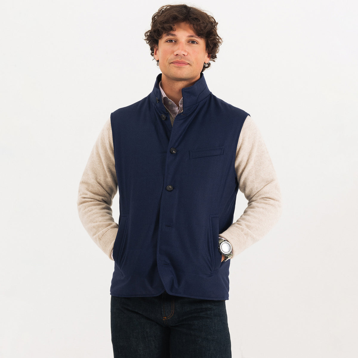 Indigo Blue Grasmere Gilet