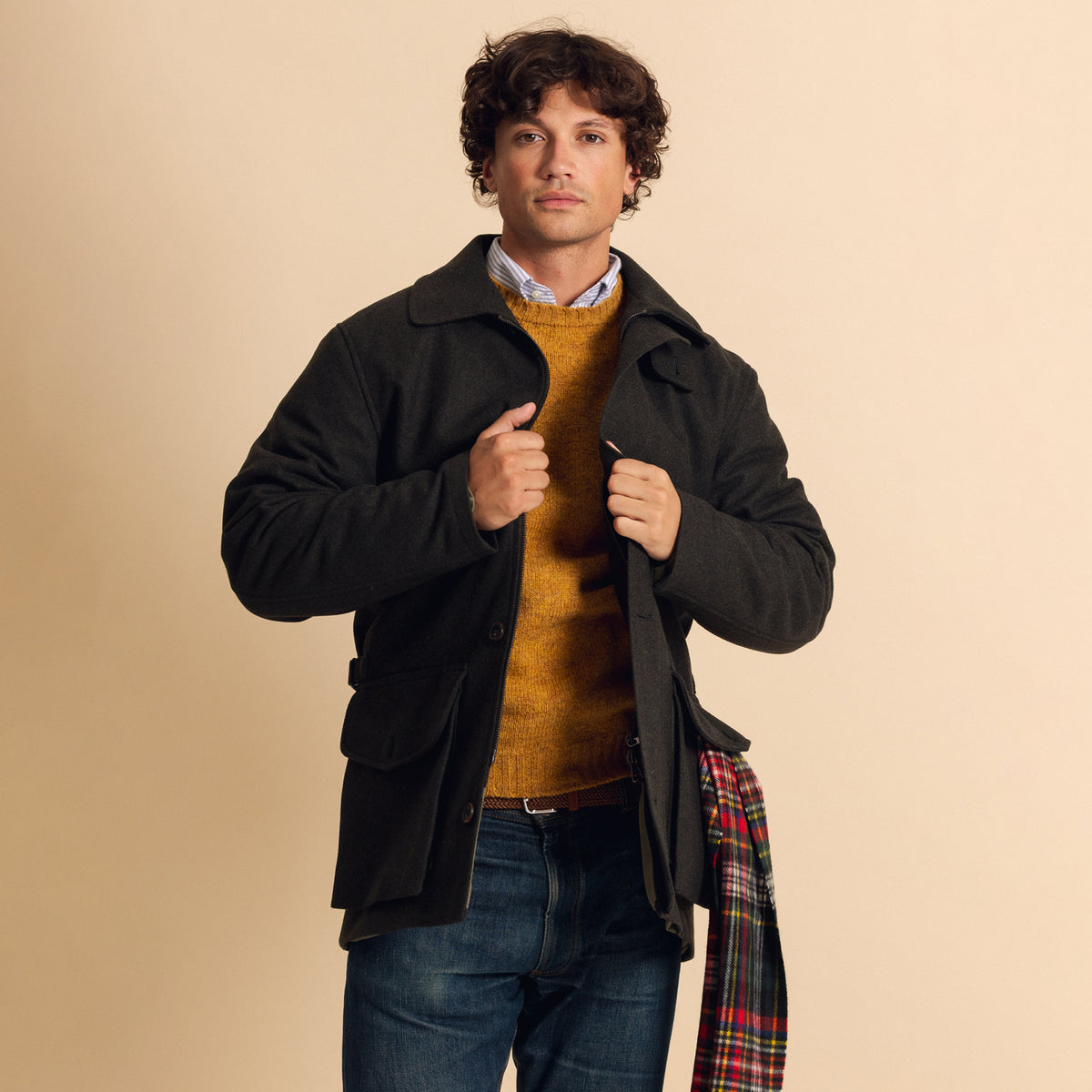 Loden Green Farington Field Coat