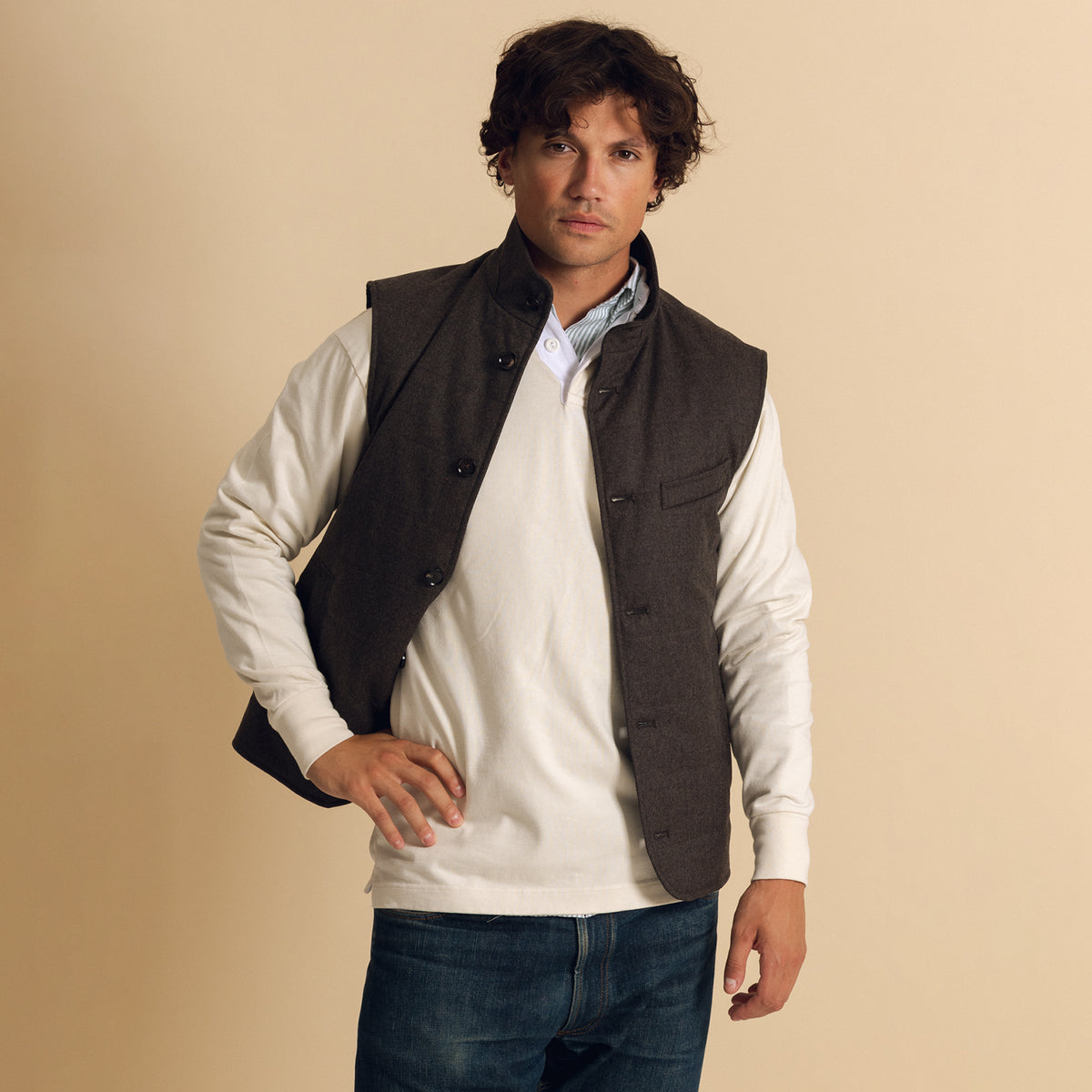 Mushroom Grasmere Gilet