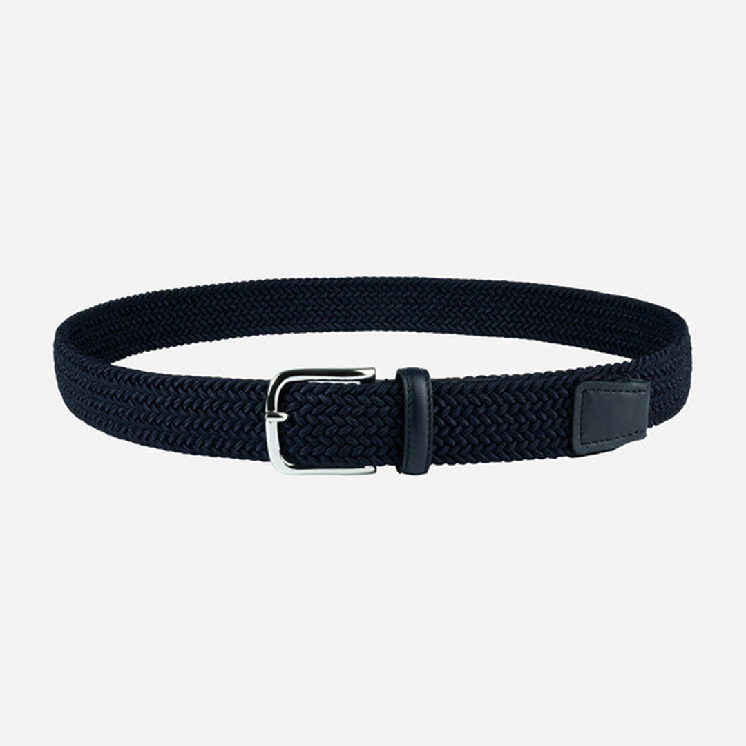 Navy Braided Belt