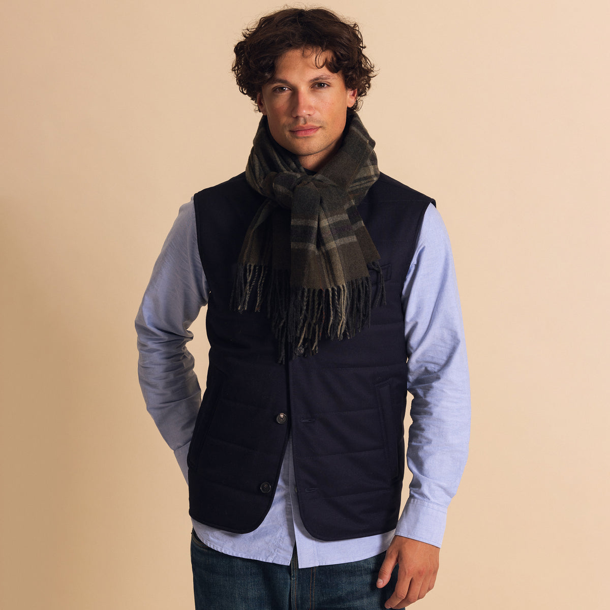Navy Grasmere Gilet