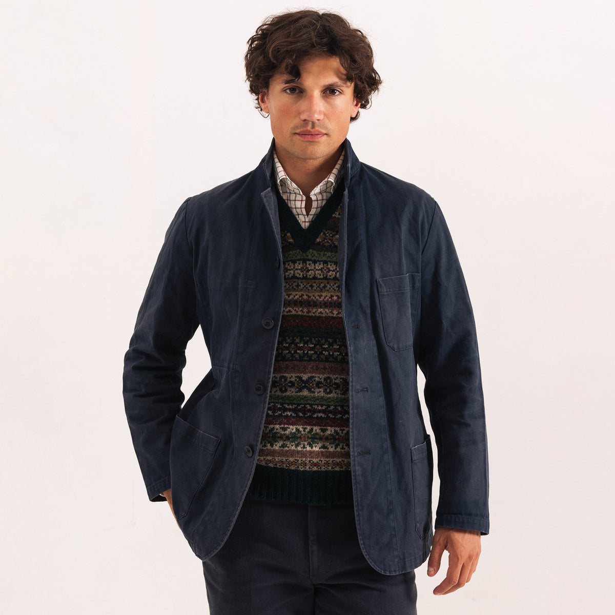 Navy Lowgill Work Jacket