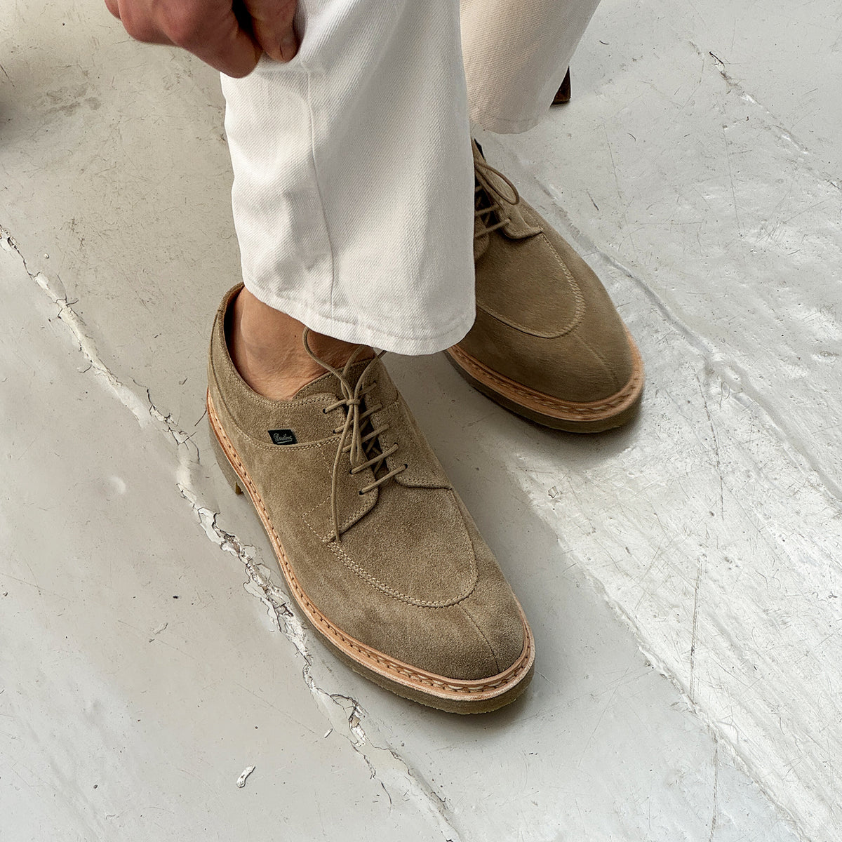 Paraboot | Avignon - Velour Sand – William Crabtree & Sons