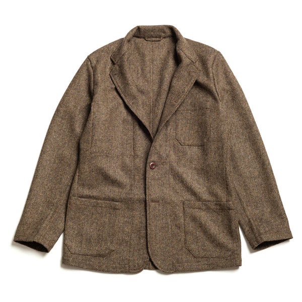 Brown Herringbone Lowgill Tweed Work Jacket – William Crabtree & Sons