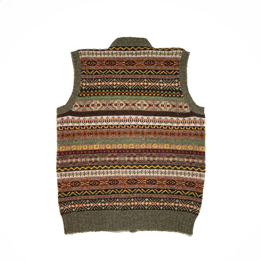 Fairisle slipover, shetland wool – William Crabtree Sons