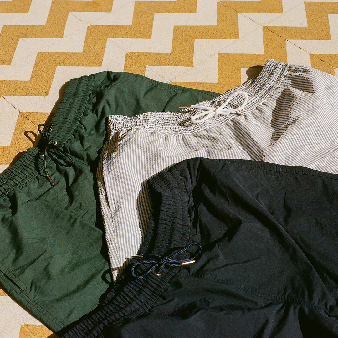 Burnham Green Tailored Swimming Trunks