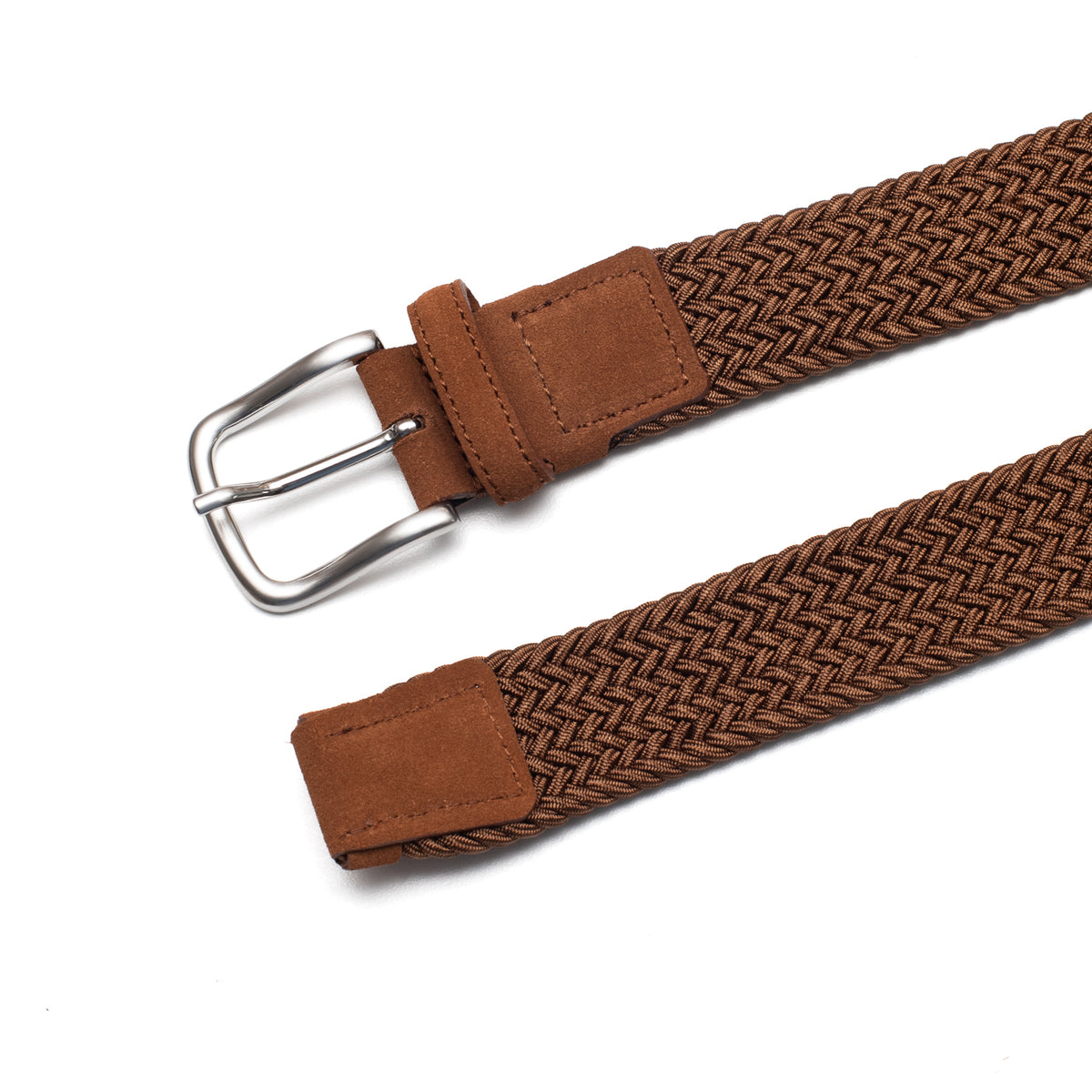 Brown Braided Belt