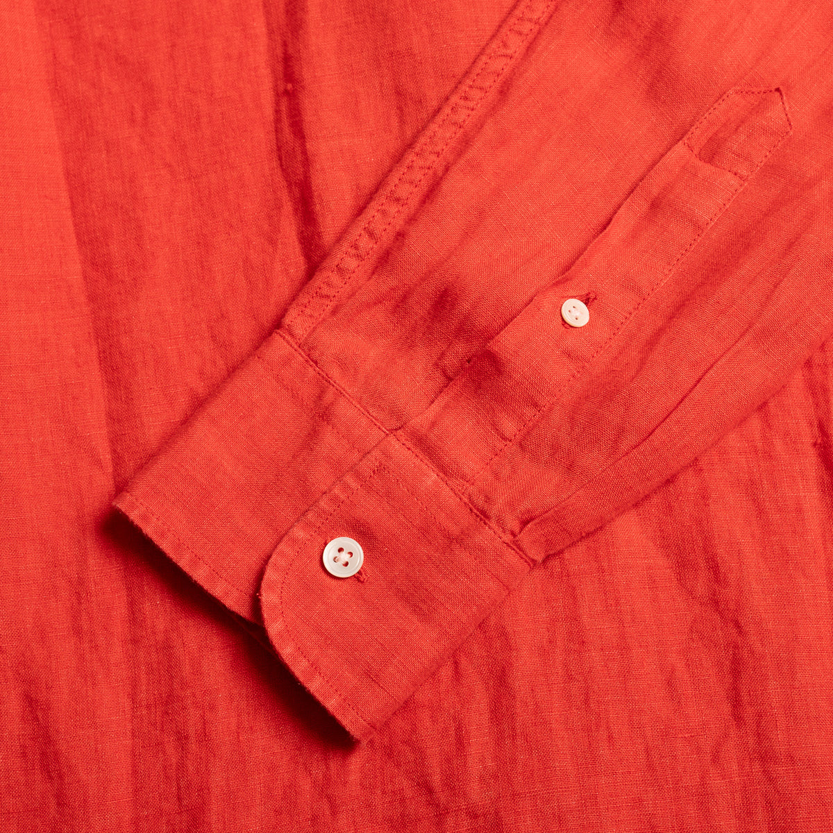 Burnt Orange Linen Shirt