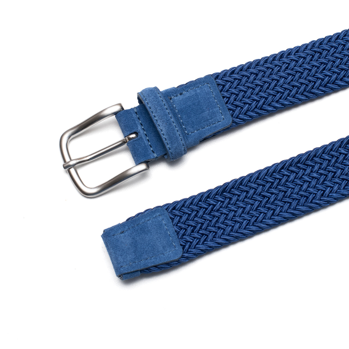 Cobalt Braided Belt