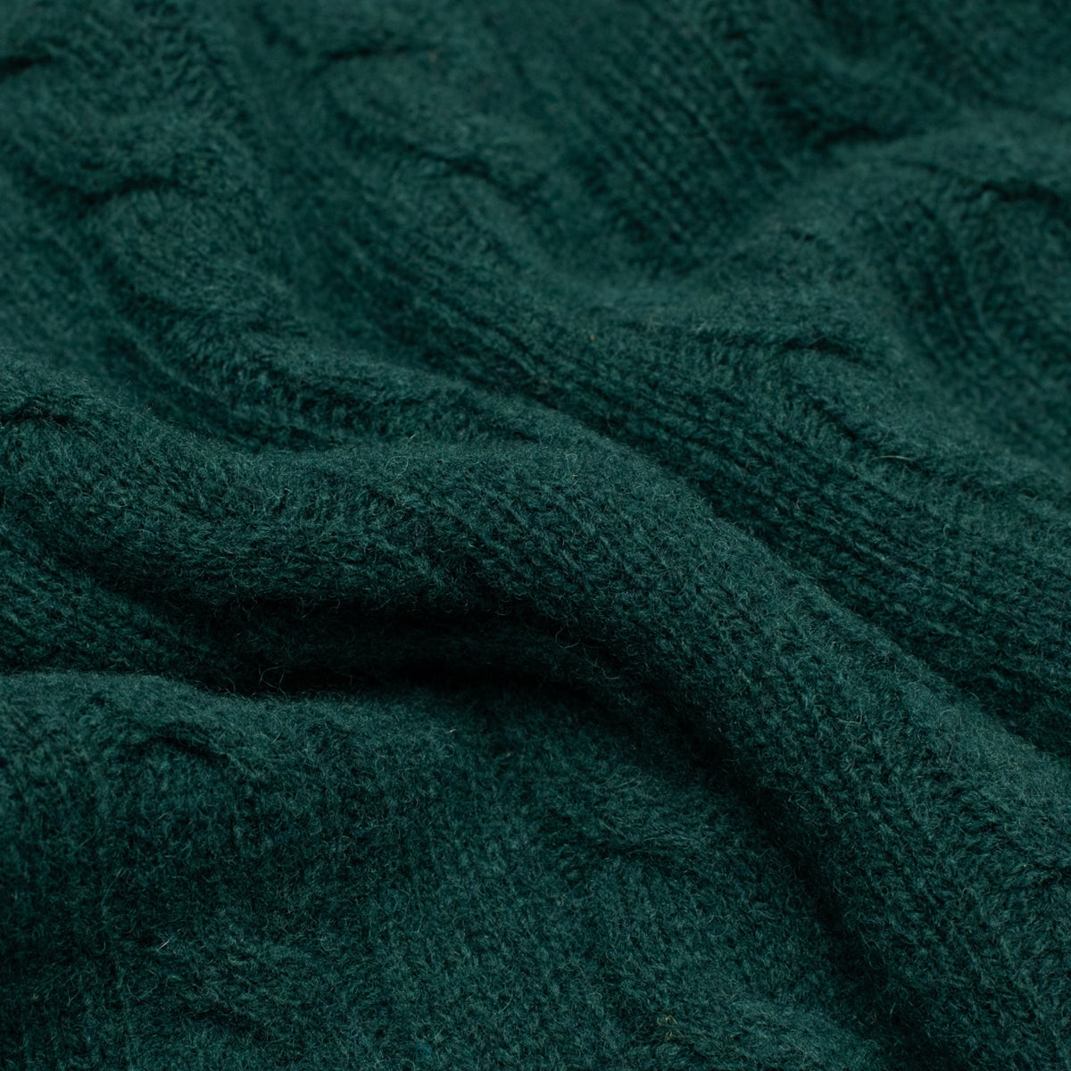 Forest Cable Shetland Knit Jumper