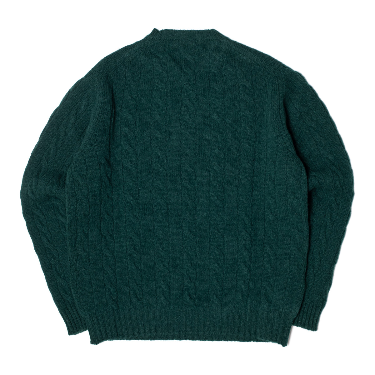 Forest Cable Shetland Knit Jumper