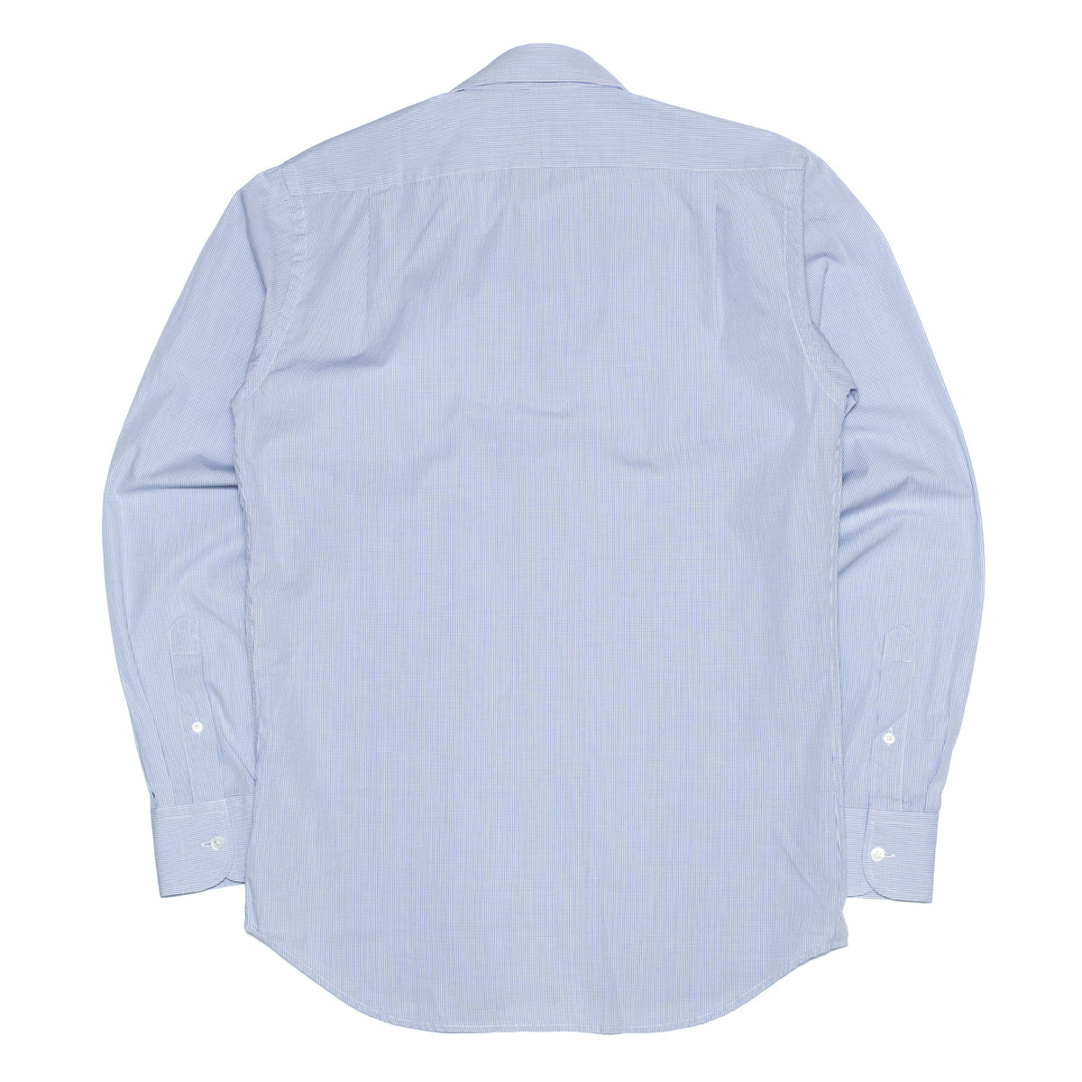 Graph Check Poplin Semi-spread Collar Shirt