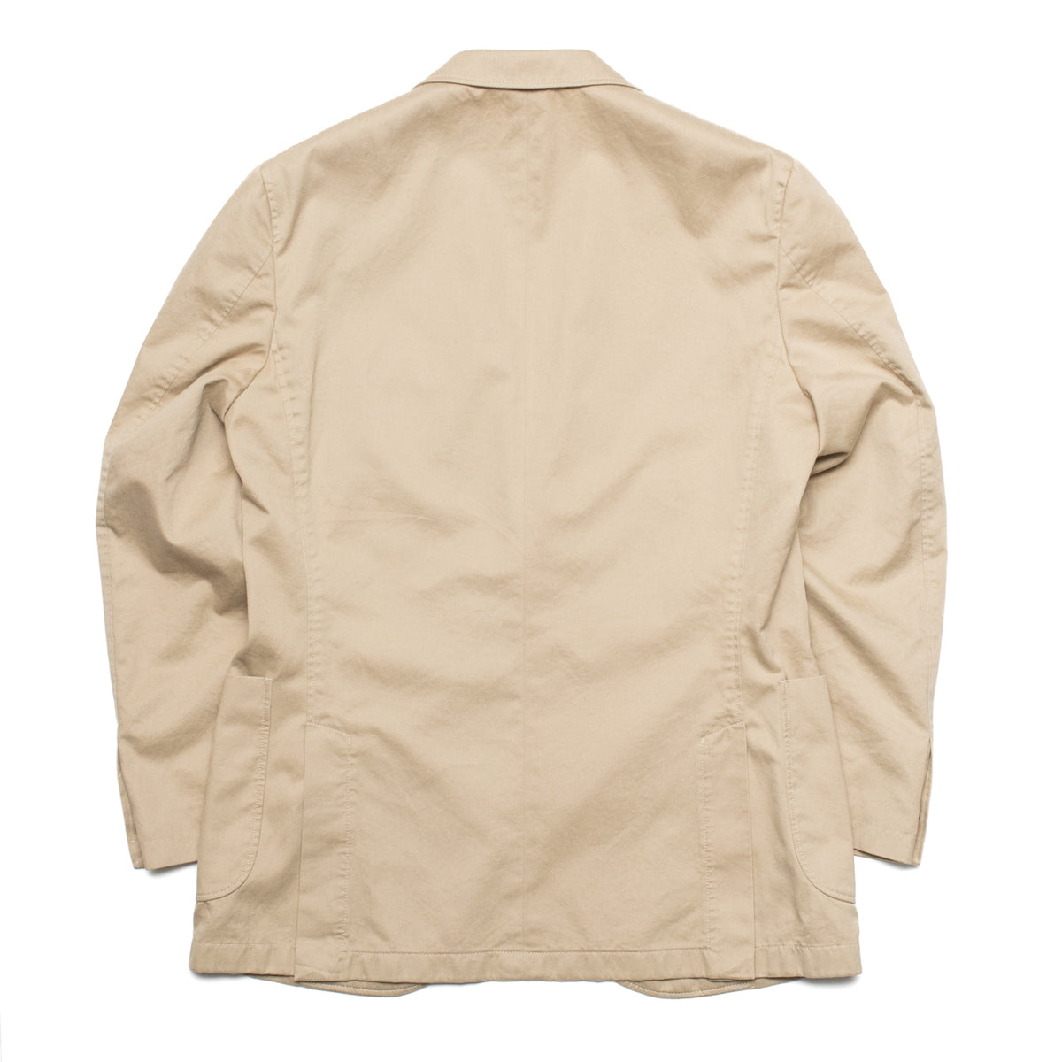 Khaki Washed Cotton Barbon Jacket