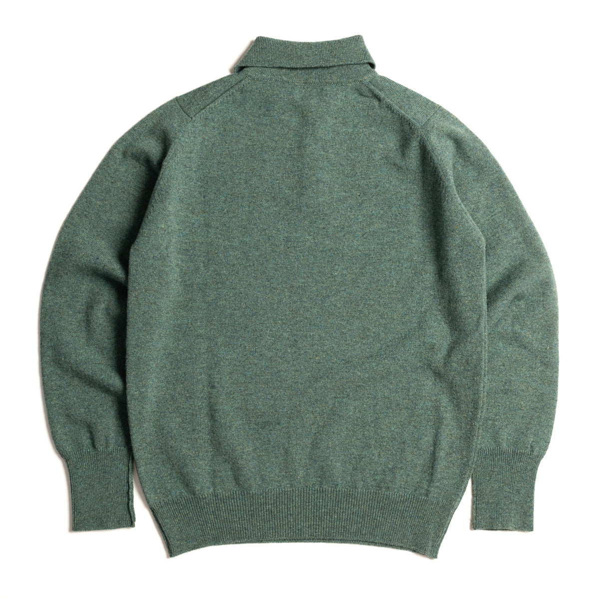 Moss Green 2 Ply Lambswool Sportshirt