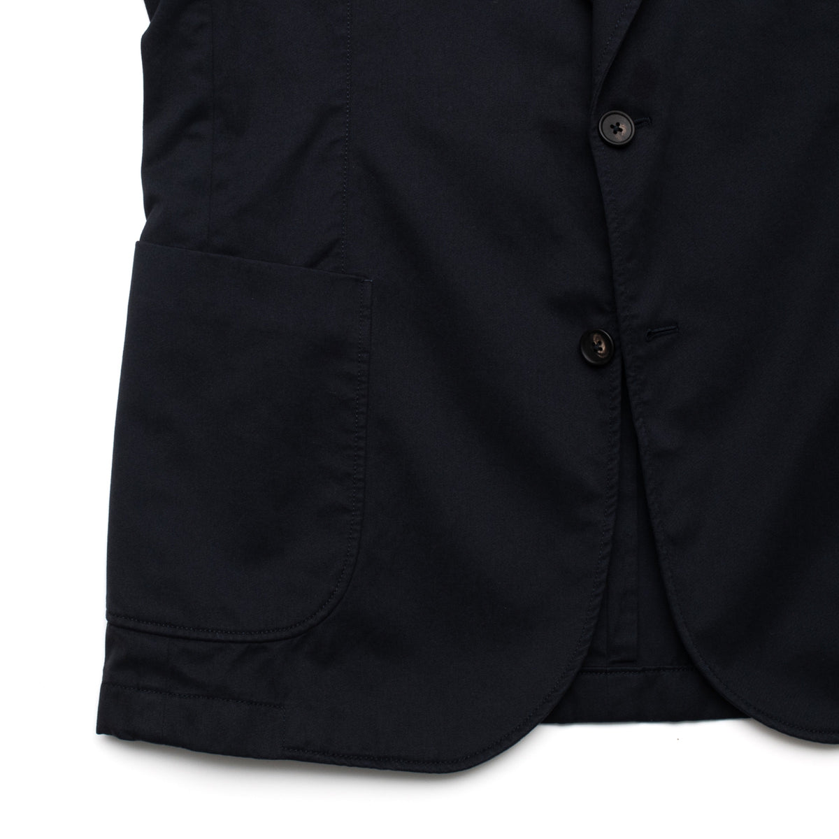 Navy Washed Linen Jacket