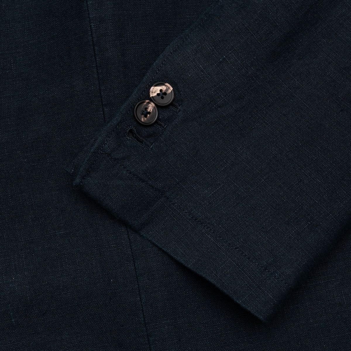 Navy Washed Linen Jacket