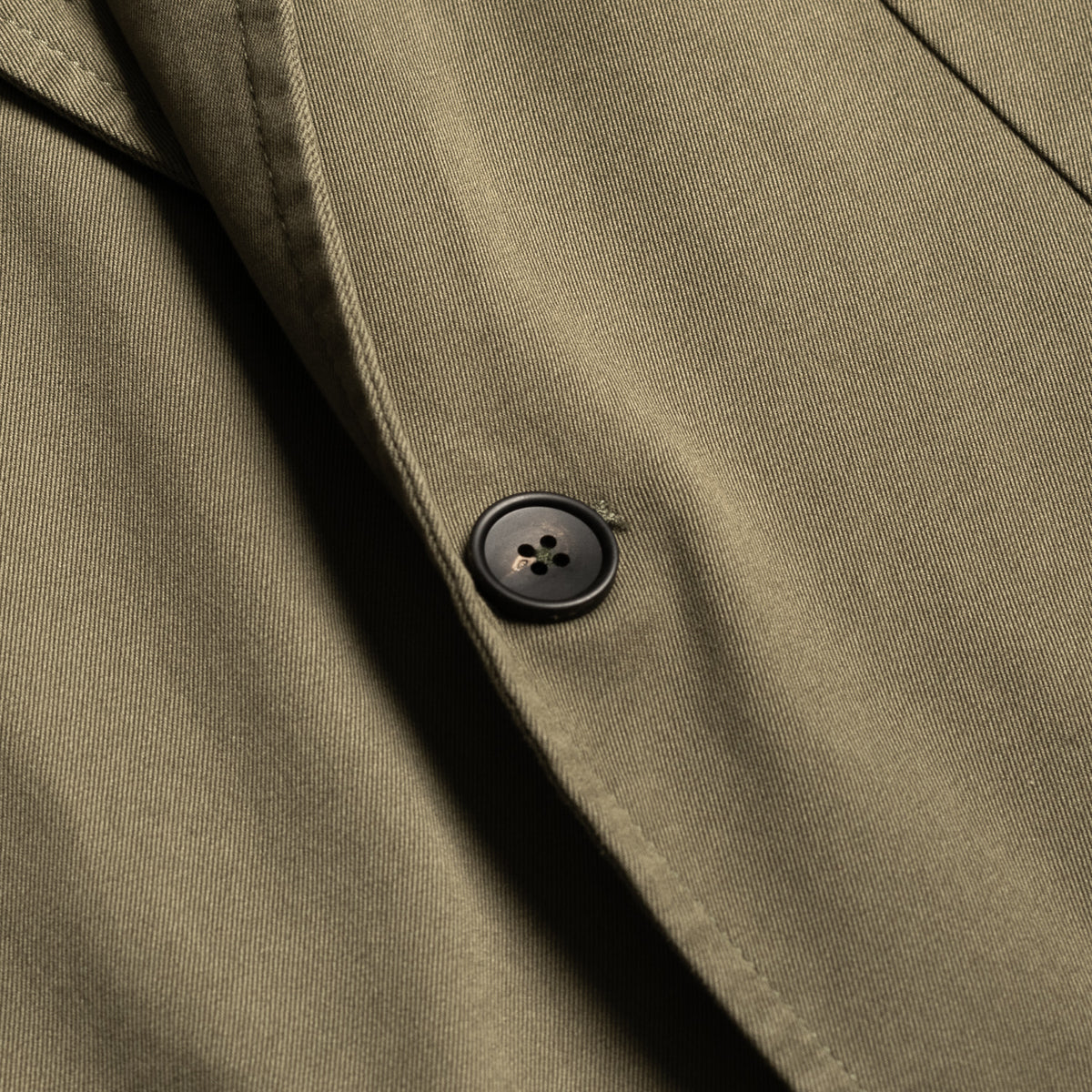 Olive Washed Cotton Barbon Jacket