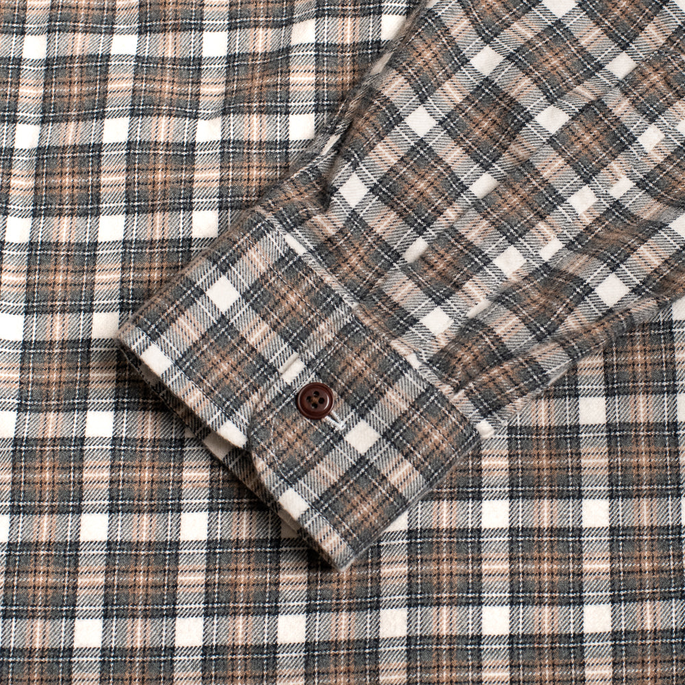 Otter & Steel Check Grizedale Brushed Workshirt