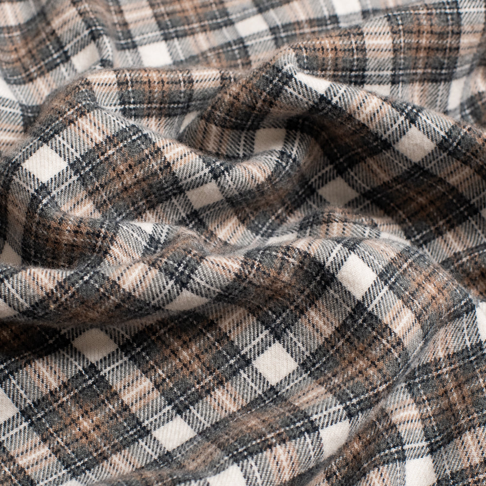 Otter & Steel Check Grizedale Brushed Workshirt