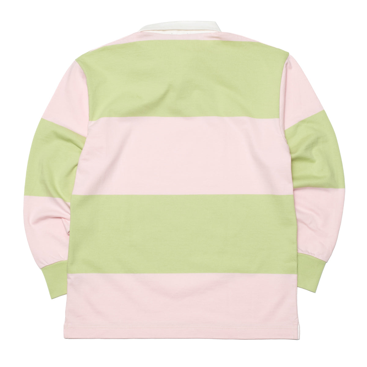 Peony/Spring Green Striped Rugby Shirt