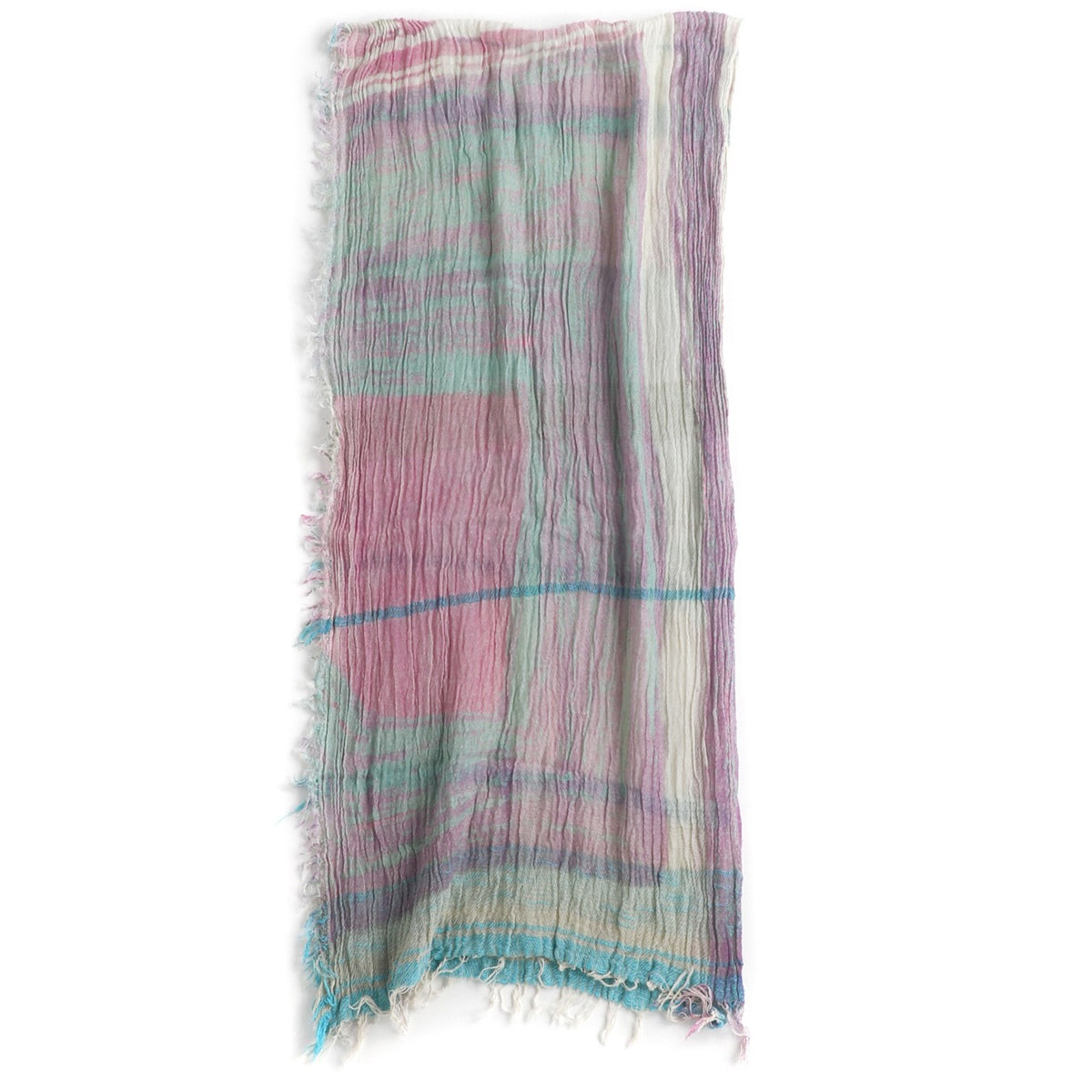 Soft Pastel Print Tamaki Niime Cotton Roots Shawl