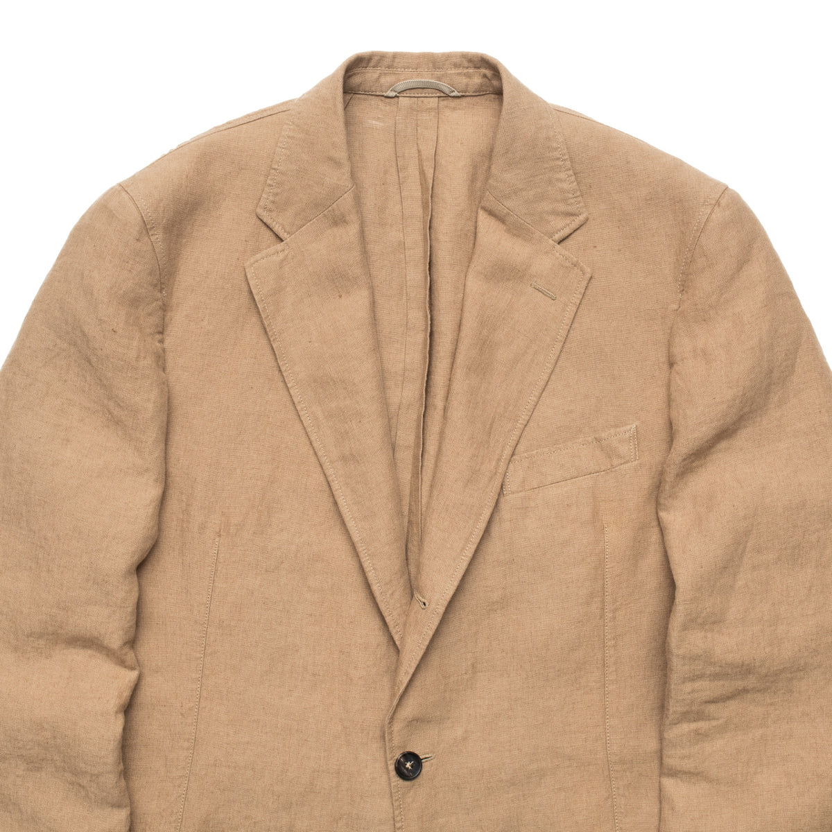 Taupe Washed Linen Jacket