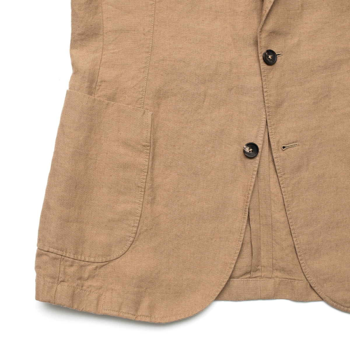 Taupe Washed Linen Jacket