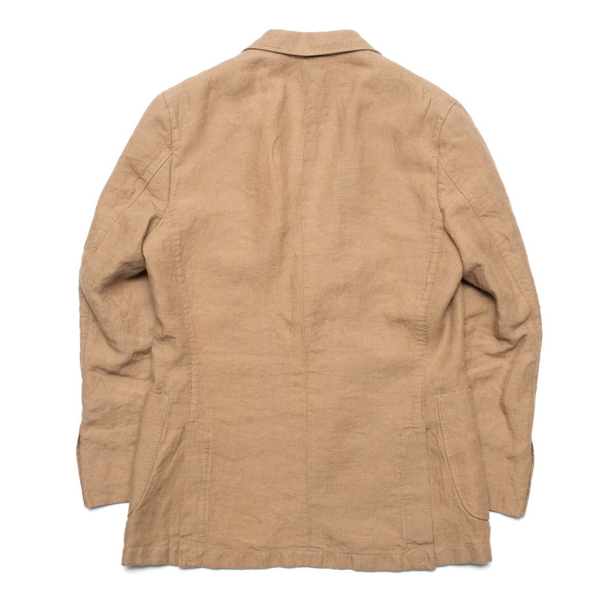 Taupe Washed Linen Jacket