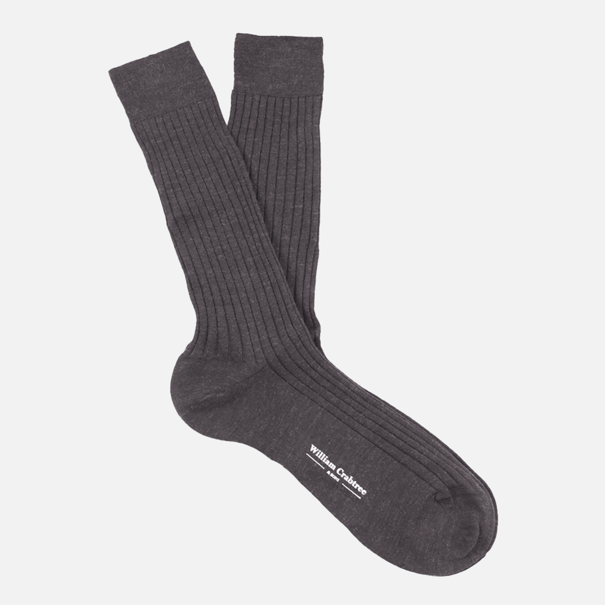 Charcoal Grey Fine Wool Socks