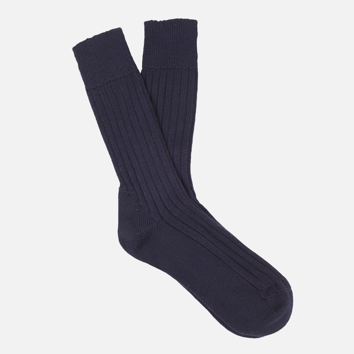 Heavy ribbed wool plain sock – William Crabtree & Sons