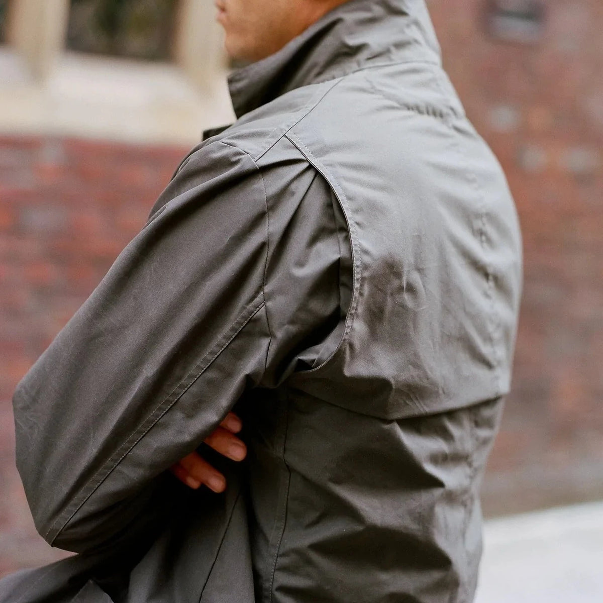 Olive Green Waxed Lowgill Jacket