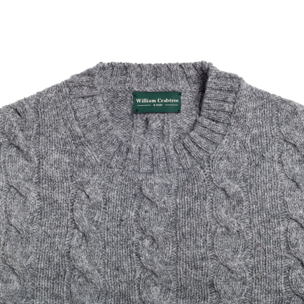 Ash Cable Shetland Knit Jumper