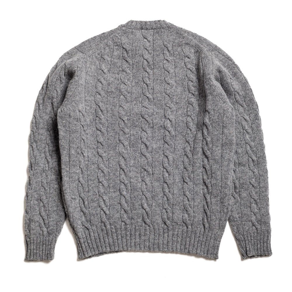 Ash Cable Shetland Knit Jumper