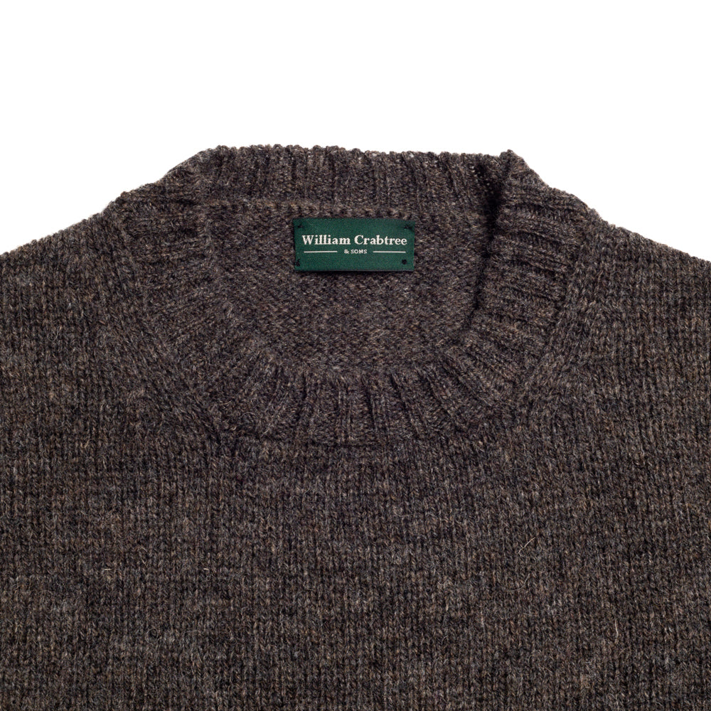 Bark Shetland Lambswool Crew Neck