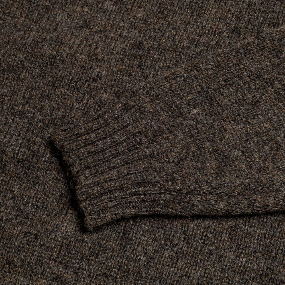 Bark Shetland Lambswool Crew Neck