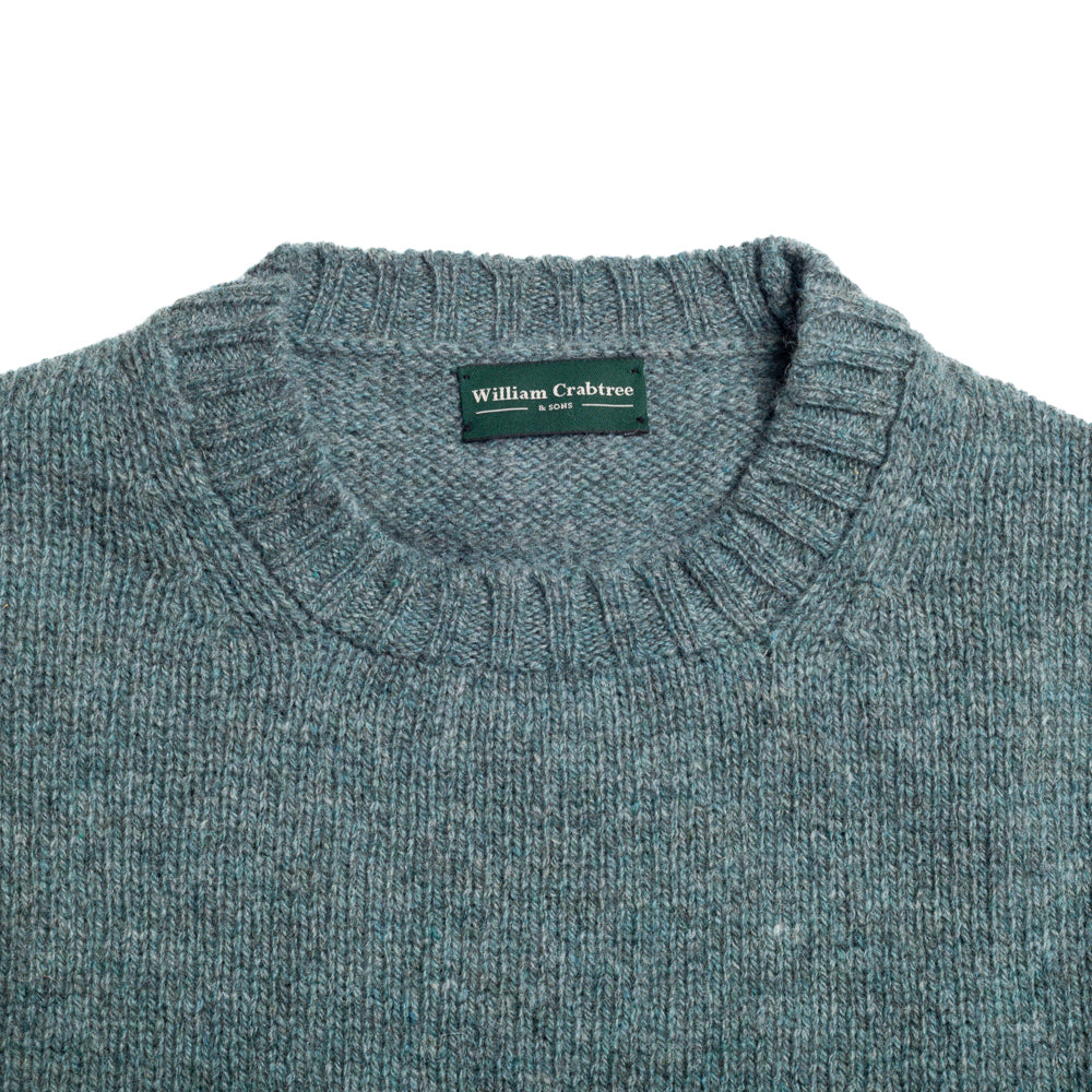 Caspian Shetland Lambswool Crew Neck