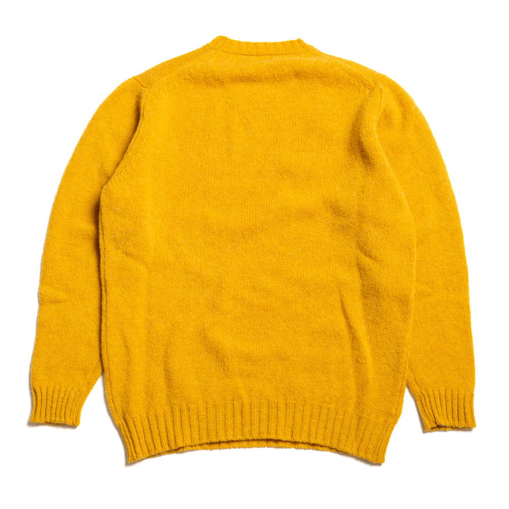 Ochre Shetland Lambswool Crew Neck